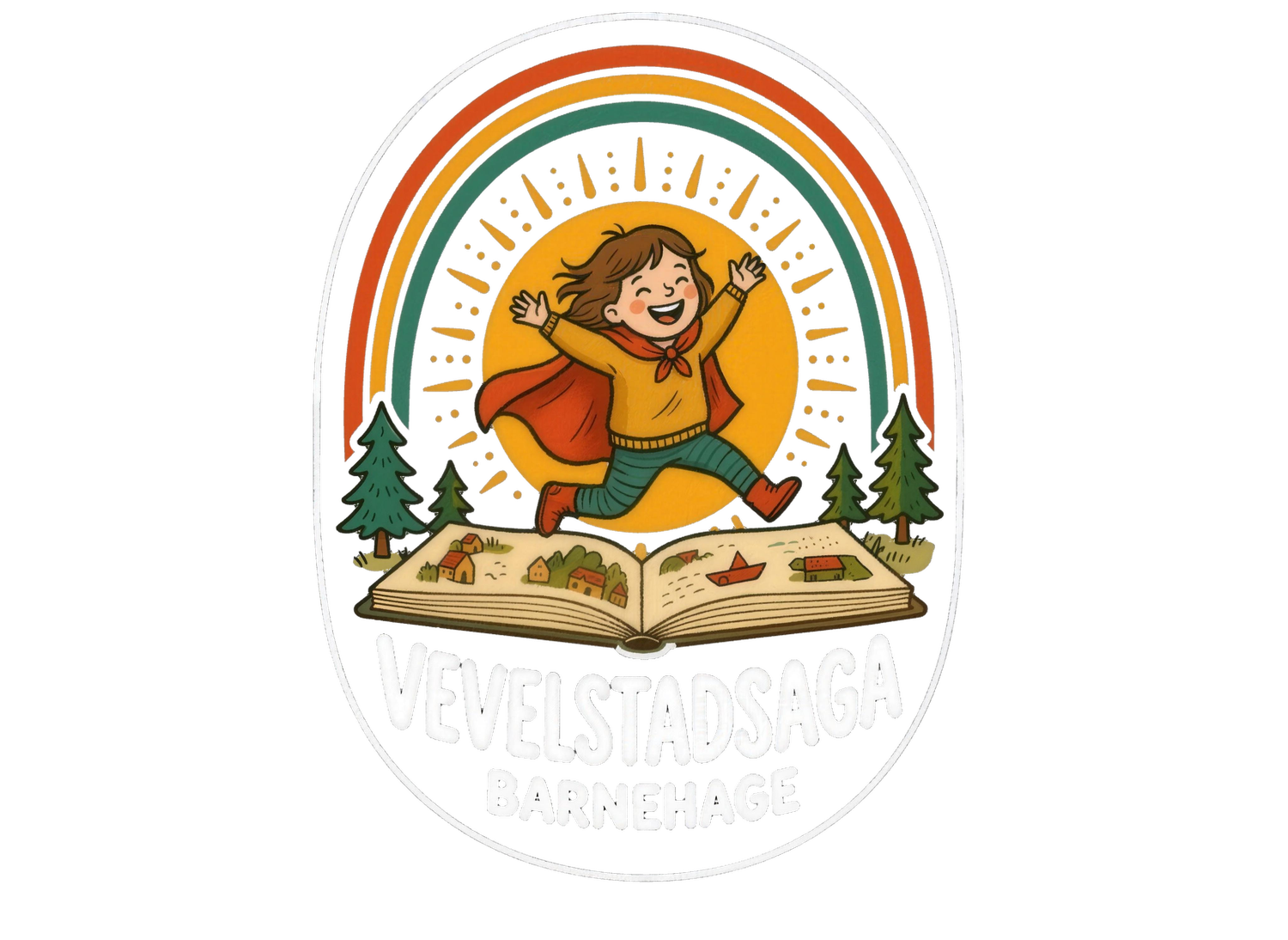 Vevelstadsaga Barnehage logo